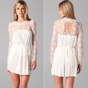 Free People Vintage Young Victorian White Lace Wedding Dress